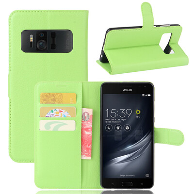 

GANGXUN Asus Zenfone AR ZS571KL Чехол из высококачественной кожи PU с флип-чехлом Kickstand Anti-shock Кошелек для Asus Zenfone AR