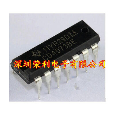 

Free shipping 20pcs/lot The gate / inverter / logic AND gate ps CD4073BE CD4073 DIP new original