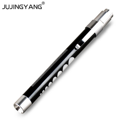 

JUJINGYANG светодиодный желтый свет мини-тест перо светодиодный белый свет карманная ручка алюминиевый сплав небольшой фонарик