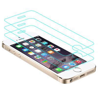 

【3 единицы оборудования - мембрана с высокой проницаемостью】 Mei Yi Apple iPhone5 / 5s / se закаленная пленка / пленка -4-дюймовая 0,3 мм закаленная стеклянная пленка