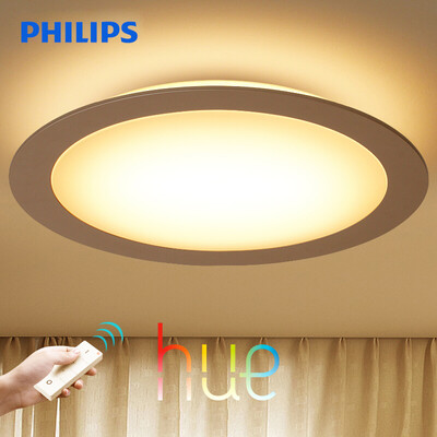 

Ядро Philips PHILIPS Оттенок утро вел небольшой круговой потолок интеллектуального дистанционного освещения простой атмосферу современной гостиной огни