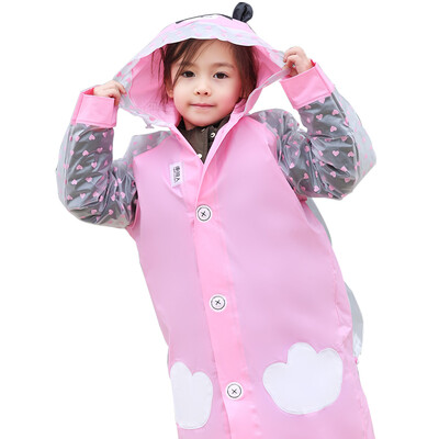 

Antarctic Nanjiren NJR-008 children raincoat students poncho pink XXL code