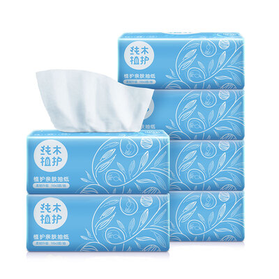 

Jingdong Supermarket Planting wood pumping paper 3 layer 110 pumping 6 package extractable facial tissue napkin no fragrance