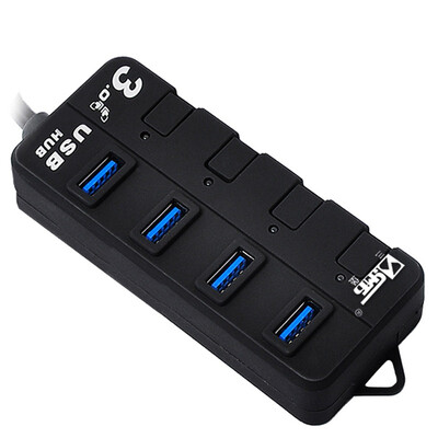 

Sanbao (Sanbao) CQB-308 Скорость USB3.0 расширения USB разветвитель концентратор USB 3.0 концентратор с задержкой четыре суб-функция управления ключом черный