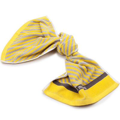 

Sanli cotton twill satin stalls to increase the length of sports towel lemon yellow