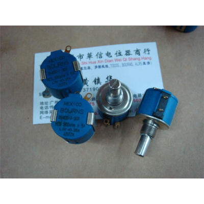 

200R multi-turn wirewound potentiometers 3540S-1-201