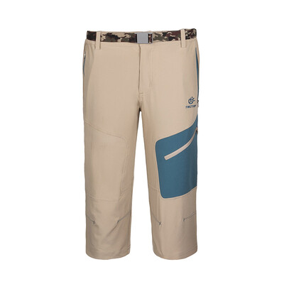 

Tectop quick dry pants outdoor light breathable men section pants to send belt men card khaki XXL