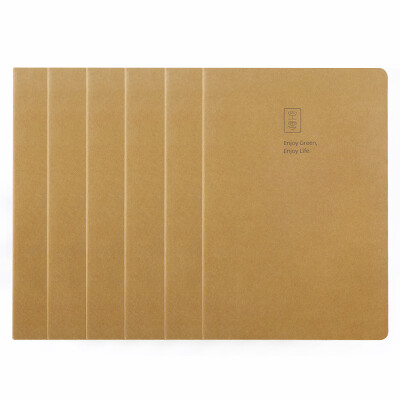 

Guangbo GuangBo 6 loaded 29 sheets of A5 kraft paper notebook stationery notebook soft copy empty zero DT5125