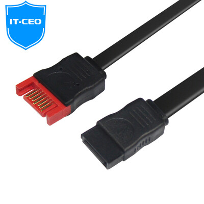 

IT-CEO Y1SATA-11 SATA жесткий диск данные линия передачи данных кабель кабель жесткого диска SATA7P мужской до женского 0,35 м черный