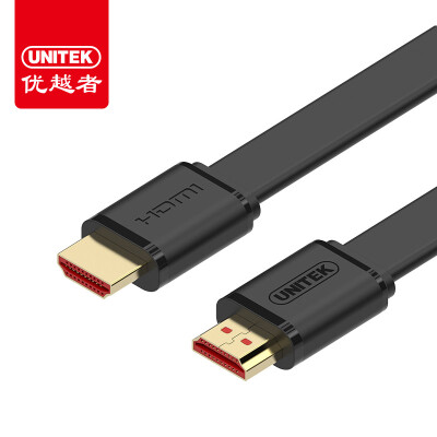 

UNITEK HDMI high-definition interface line 20 3D digital video conversion 5 meters computer-to-TV display set-top box data cable flat line Y-C1018ABK