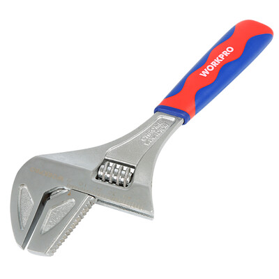 

Десять тысяч граммов сокровище (WORKPRO) W072016N жить двойной трубный ключ большой 8-дюймовый открытия Разводной ключ, чтобы жить большой трубный ключ открытия 40мм