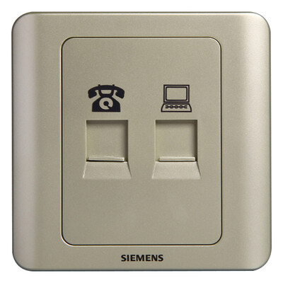 

Siemens (SIEMENS) розетка 5TG01151CC133 видения широкополосного переключатель гнезда (золотисто-коричневый)