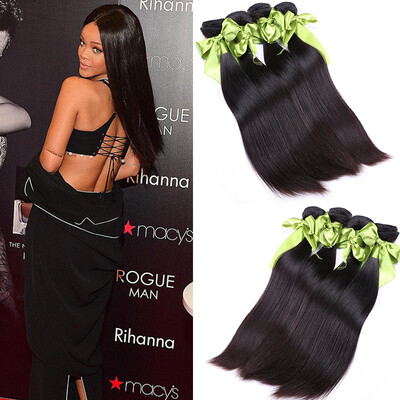 

7A Peruvian Virgin Hair Straight 4 Bundles Peruvian Straight Hair Extensions Virgin Peruvian Hair Bundles Cheap Hair Bundles