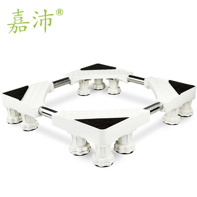 

Jiali WA-319G8 Fixed Washing Machine Base Bracket Washing Machine Bracket Rack Shelf Fridge Base 12 fixing feet White