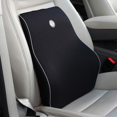 

GiGi G-1110 Space Memory Cotton Car Office Waist Pillow Black