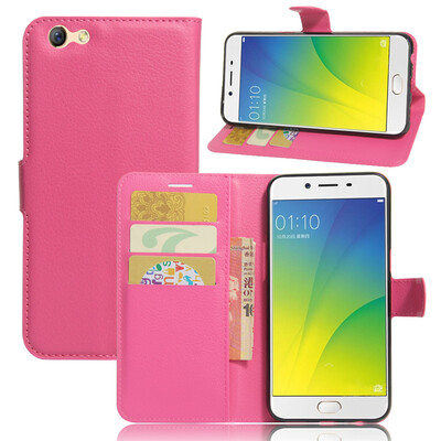 

GANGXUN OPPO F3 Чехол из высококачественной кожи PU с флип-чехлом Kickstand Anti-shock Кошелек для OPPO A77