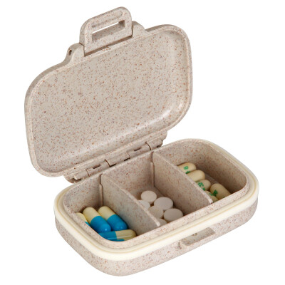 

Billion high EKOA kit upgrade portable medicine small storage box grain fiber sealed dispensing box Matcha green