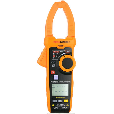

Huayi PEAKMETER PM2128S intelligent AC&DC Clamp Meter 1000A Clamp Multimeter
