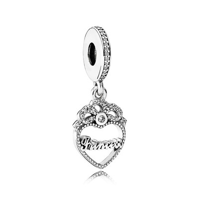 

PANDORA Pandora Heart Princess Head Pendant 791962CZ