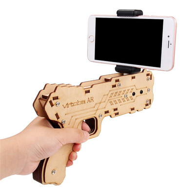 

Virtoba AR Gun DIY Bluetooth Augmented Reality AR игрушечный пистолет с сотового телефона Стенд держатель для IOS Android