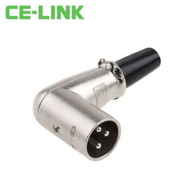 

CE-LINK 2714 Three-core XLR male connector microphone microphone microphone head head Lennon head black