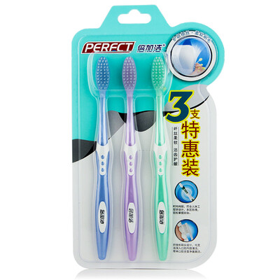 

times Jiajie PERFCT fresh gingival soft tooth brush × 20 F835-2 combination of color installed random
