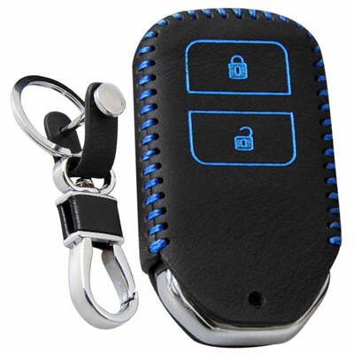 

Huashi modern key bag hand-stitched folding three-key red name rui IX35IX25 Yuet key set keychain