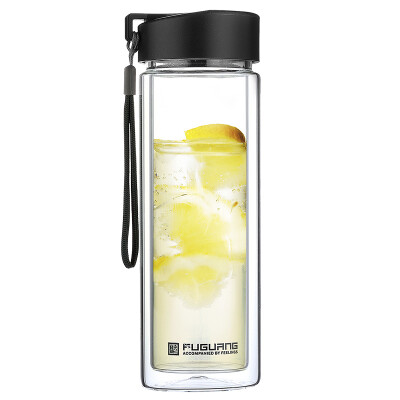 

[Jingdong supermarket] Fu Guang double explosion-proof heat-resistant large-capacity glass 420ml black