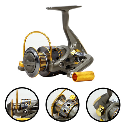 

1000-7000 10BB 5.5:1 Feeder Metal Spinning Fishing Reels Wheel Salt Water Fishing Reel