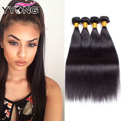 

Grade 8A Malaysian Virgin Hair Straight 4 Bundles YYONG Hair Company Cheap Malaysian Straight Hair Natural Black Weave Online