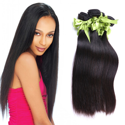 

8A Unprocessed Peruvian Virgin Hair Straight 4Bundles Deals Soft Straight Human Hair Natural Black Color Peruvian Straight Hair