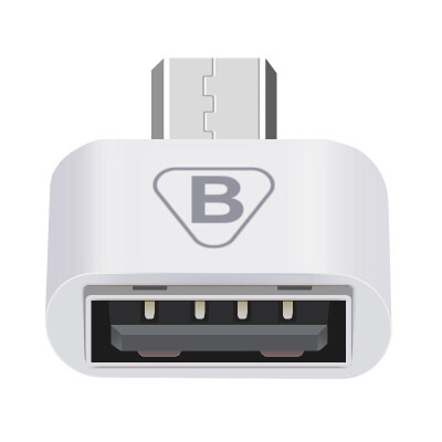 

Кабель Micro USB для зарядки и передачи данных BIAZE [Адаптер] Micro OTG- белый