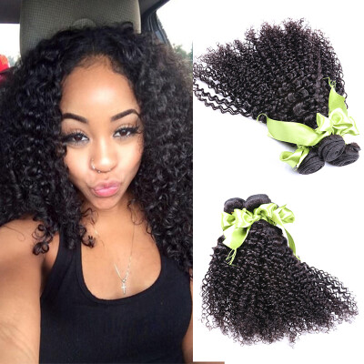 

Mink 100% Human Brazilian Kinky Curly Hair 3Pcs Virgin Hair Brazilian Curly Weave Human Hair Extensions Cheap Bundles Of Weave