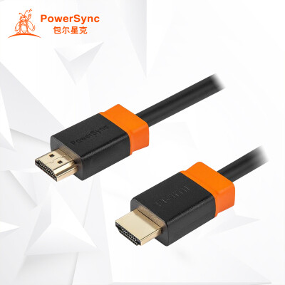 

(PowerSync) H2GBR0030 Кабель HDMI высокой четкости 3D версия высокой четкости 2.0 подключение к компьютеру Телевизионная линия 3 метра черный