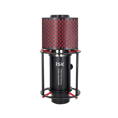 

iSK S600 condenser microphone rocket professional shouting wheat anchor live equipment sound card set network K song recording microphone