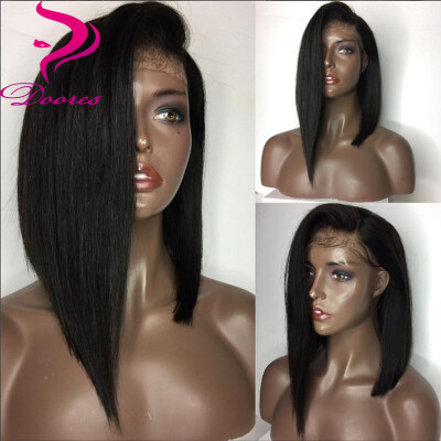 

150% Density Pre Plucked Bob Lace Front Wigs With Baby Hair 9A Brazilian Virgin Human Hair Wigs For Black Women