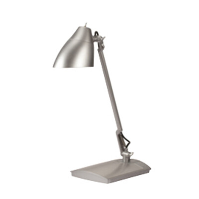 

Jingdong Supermarket OSRAM OSRAM Frankfurt single arm silver 65WLED table lamp reading table lamp bedroom bed to learn to read&write energy saving lamp