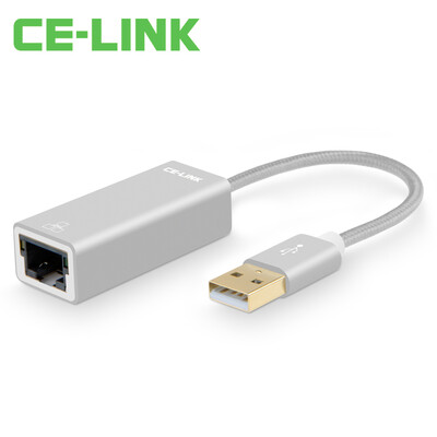 

CE-LINK USB 2.0 проводной Fast Ethernet 100M адаптер Ethernet драйвера бесплатно USB к RJ45 Mac ноутбук таблетки внешний сетевой адаптер Silver A1995 алюминиевого сплава