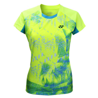 

YONEX YONEX бадминтон сервис быстросохнущая спортивная пара модели с короткими рукавами футболка 210287BCR ярко-желтый M