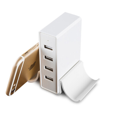 

Bee wing power adapter mobile power / phone charger / USB power adapter / four charge plug white