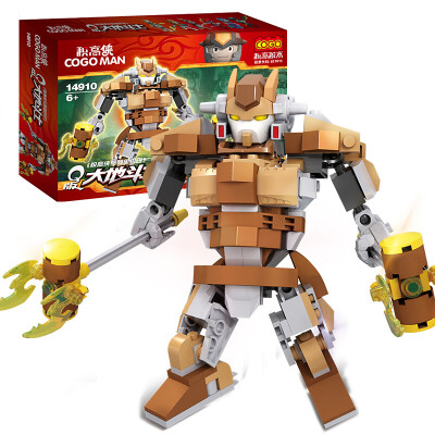 

COGO plot Gao Xia building blocks toys children's puzzle machine fit the deformation of the building block Q series of chariot series of forest chariot