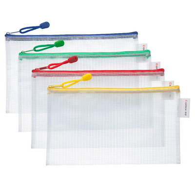 

Coix VAT grid zipper bag color file bag A1159