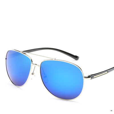

fashion color film sunglasses metal polarized sunglasses men and women general driver mirror