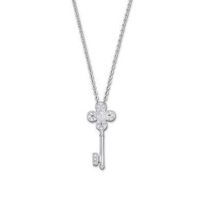 

Swarovski Platinum Key Crystal Necklace 5007808