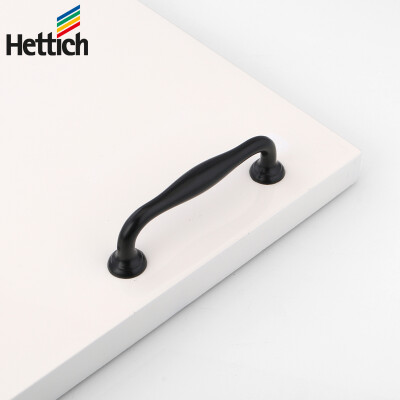 

Hettich 4022 Drawer Handle Closet Furniture Door Handle Black 96 Pitch