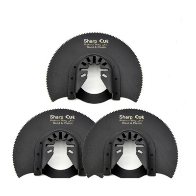 

Half Round Oscillating Tools saw blades3pcslot Flush Segment saw blade fit for MakitaFeinDremel&most brands machine