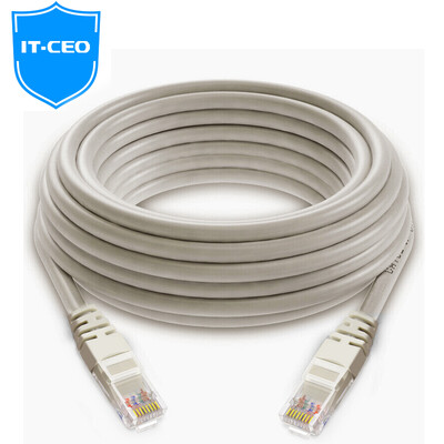 

IT-CEO Y1WX-5 high-speed ultra-five non-shielded product cable RJ45 network jumper broadband line home improvement project wiring with crystal head 5 meters