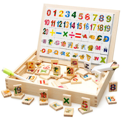 

Father&mother babamama early education puzzle beads beads beads children&39s toys baby abacus multifunctional computing frame infant teaching aids deer B5004