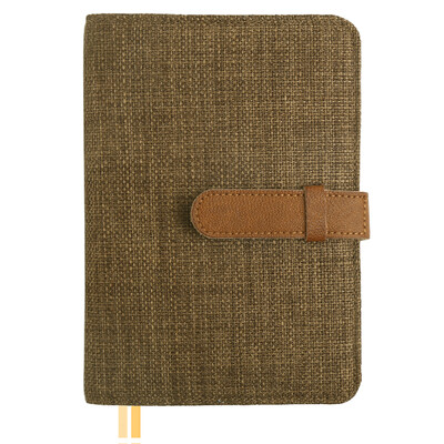 

Kinbor cotton&linen A6 hand book book schedule notebook hand book stationery notebook dill DTB6145-8