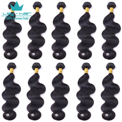 

10 Bundleslot Brazilian Body Wave Hair Wholesale Price 7A Human Virgin Hair Natural Color Hair Weaves Extensions Free Shipping